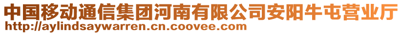 中國移動通信集團(tuán)河南有限公司安陽牛屯營業(yè)廳