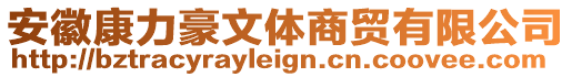 安徽康力豪文體商貿(mào)有限公司