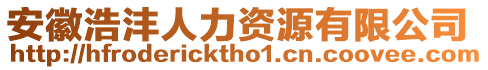 安徽浩灃人力資源有限公司