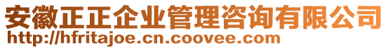 安徽正正企業管理咨詢有限公司