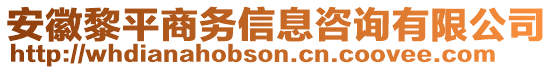 安徽黎平商務(wù)信息咨詢有限公司