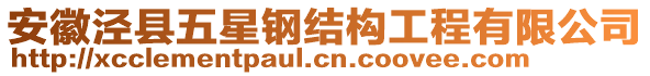 安徽涇縣五星鋼結(jié)構(gòu)工程有限公司