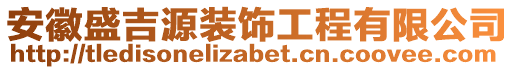 安徽盛吉源裝飾工程有限公司