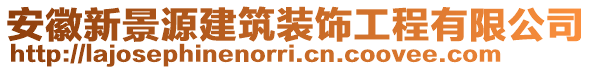 安徽新景源建筑裝飾工程有限公司