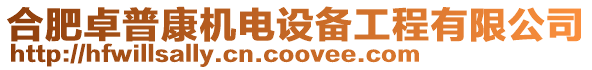 合肥卓普康機(jī)電設(shè)備工程有限公司