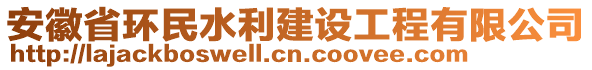 安徽省环民水利建设工程有限公司