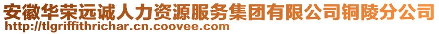 安徽華榮遠(yuǎn)誠(chéng)人力資源服務(wù)集團(tuán)有限公司銅陵分公司