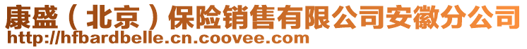 康盛（北京）保險銷售有限公司安徽分公司