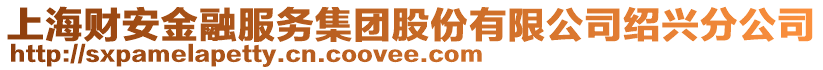 上海財安金融服務(wù)集團(tuán)股份有限公司紹興分公司