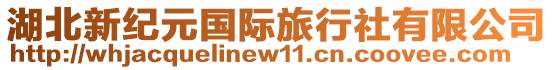 湖北新紀(jì)元國(guó)際旅行社有限公司