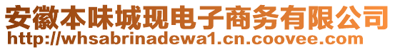 安徽本味城現(xiàn)電子商務(wù)有限公司