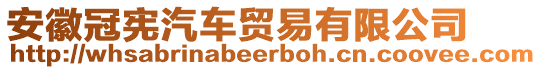 安徽冠憲汽車貿(mào)易有限公司