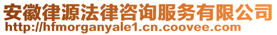 安徽律源法律咨詢服務有限公司