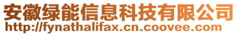 安徽綠能信息科技有限公司