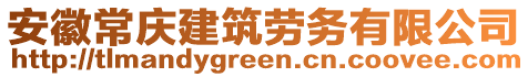 安徽常慶建筑勞務(wù)有限公司