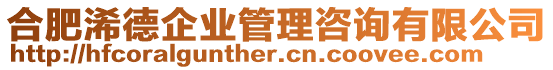 合肥浠德企業(yè)管理咨詢有限公司