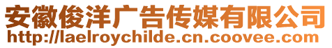 安徽俊洋廣告?zhèn)髅接邢薰? style=