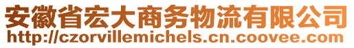 安徽省宏大商務(wù)物流有限公司