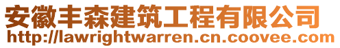 安徽豐森建筑工程有限公司