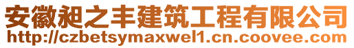 安徽昶之丰建筑工程有限公司