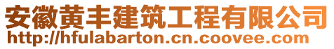 安徽黃豐建筑工程有限公司