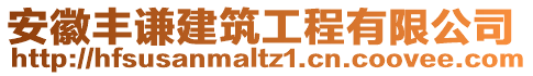 安徽豐謙建筑工程有限公司