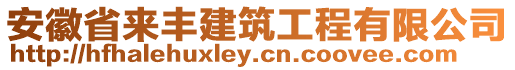 安徽省來豐建筑工程有限公司