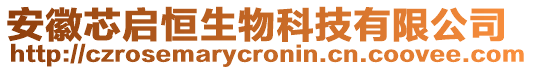 安徽芯启恒生物科技有限公司