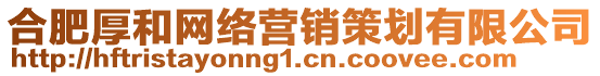 合肥厚和網(wǎng)絡(luò)營(yíng)銷策劃有限公司