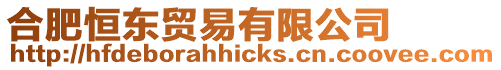 合肥恒東貿(mào)易有限公司