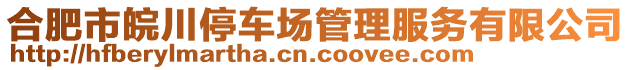 合肥市皖川停車場管理服務(wù)有限公司