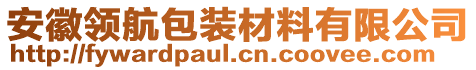 安徽領(lǐng)航包裝材料有限公司