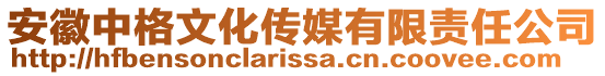 安徽中格文化傳媒有限責任公司