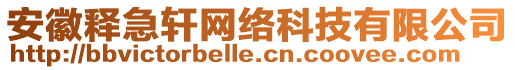 安徽釋急軒網絡科技有限公司