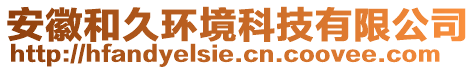 安徽和久環(huán)境科技有限公司