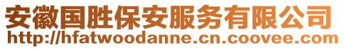 安徽國勝保安服務(wù)有限公司