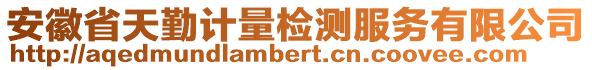 安徽省天勤計(jì)量檢測服務(wù)有限公司