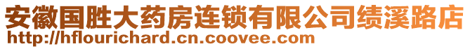 安徽國勝大藥房連鎖有限公司績溪路店