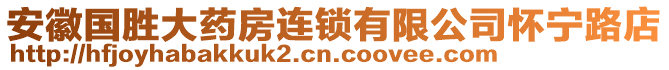 安徽國勝大藥房連鎖有限公司懷寧路店