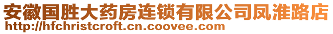 安徽國(guó)勝大藥房連鎖有限公司鳳淮路店