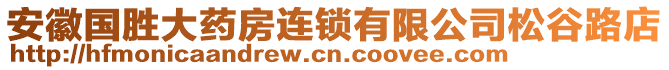 安徽國勝大藥房連鎖有限公司松谷路店