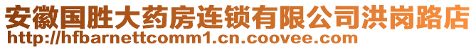 安徽國勝大藥房連鎖有限公司洪崗路店