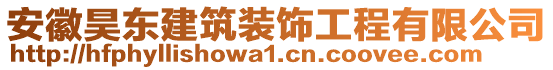 安徽昊東建筑裝飾工程有限公司