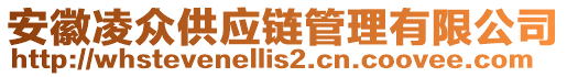 安徽凌眾供應(yīng)鏈管理有限公司