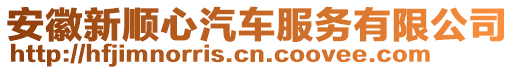 安徽新順心汽車服務有限公司