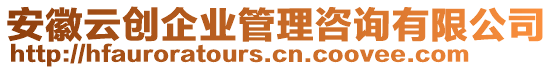 安徽云創(chuàng)企業(yè)管理咨詢有限公司