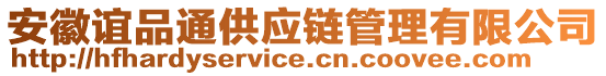 安徽誼品通供應鏈管理有限公司