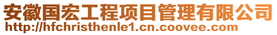 安徽國(guó)宏工程項(xiàng)目管理有限公司