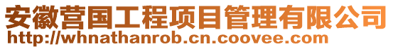 安徽營(yíng)國(guó)工程項(xiàng)目管理有限公司