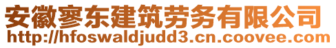 安徽寥東建筑勞務有限公司